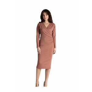 Rochie de seara dama Teresse K477 maro imagine