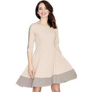 Rochie mini dama Kadyvance K057 bej imagine