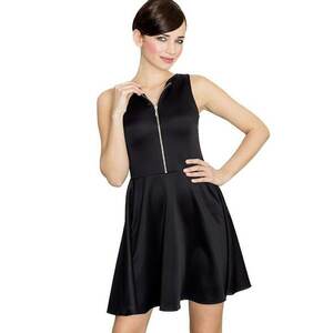 Rochie mini dama Hores K098 neagra imagine