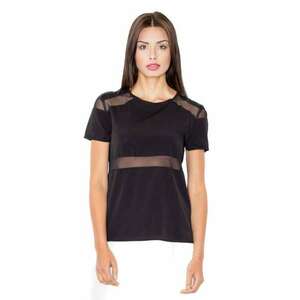 Tricou dama cu maneca scurta Isone M468 negru imagine