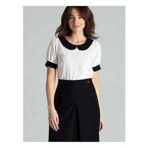 Bluza dama bej - scurta - eleganta - poliester 80% - elastan 3% imagine