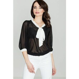 Bluza dama - Poliester - Negru/Alb - imagine