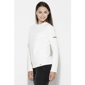 Bluza dama - Bumbac/Elastan - Alb - imagine