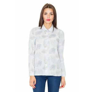 Camasa de dama M522 - model frunze - poliester-elastan imagine