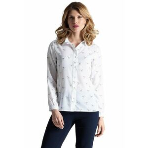 Camasa eleganta M284 - poliester - ecru - croiala standard - maneci lungi imagine