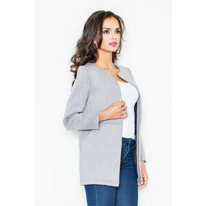 Jacheta dama M345 - Poliester - Gri - imagine