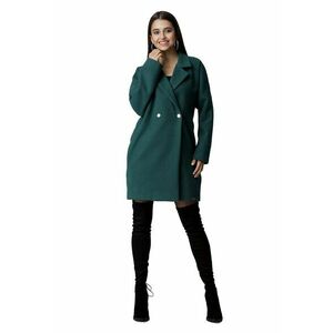 Palton dama M625 - Poliester/Viscoza - Verde - imagine