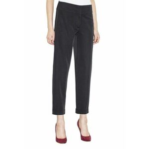 Pantaloni dama M438 - eleganti - negri - din poliester si elastan - croiala moderna - imagine