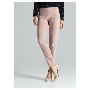 Pantaloni dama - model M328 - talie inalta - roz - poliester/elastan/viscoza imagine