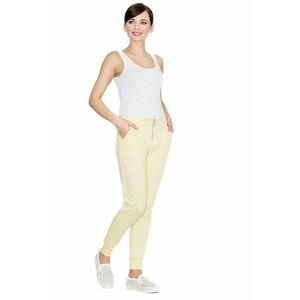 Pantaloni eleganti de dama - Condwirddhin - galben imagine