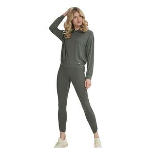 Pantaloni dama - Viscoza/Elastan - Verde imagine