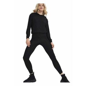 Pantaloni dama - Viscoza/Elastan - Negru imagine