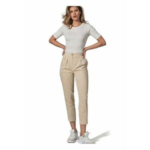 Pantaloni dama - Bej - Poliester/Nylon imagine