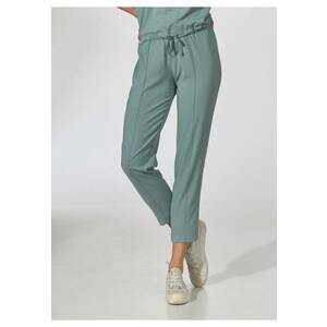 Pantaloni dama M743 - elastan/viscoza - verde imagine