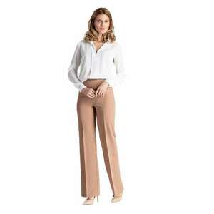 Pantaloni eleganti de dama - Clane - maro imagine