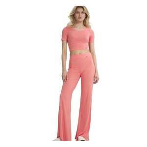 Pantaloni dama - Roz - Viscoza/Elastan - imagine