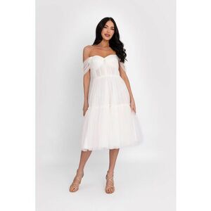 Rochie din tul cu decolteu pe umeri imagine