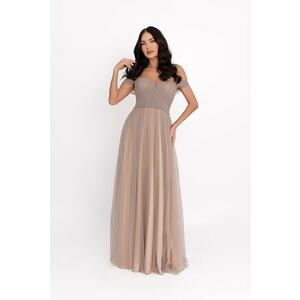 Rochie maxi cu decolteu pe umeri imagine