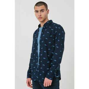Camasa din bumbac cu model Rickert imagine