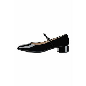 Balerini Mary Jane de piele cu aspect lacuit imagine