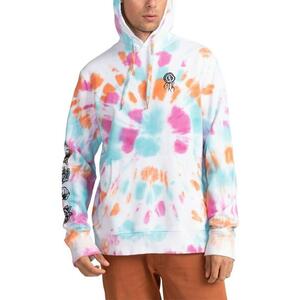 Hanorac barbati Tie Dye - bumbac - cu gluga - multicolor imagine