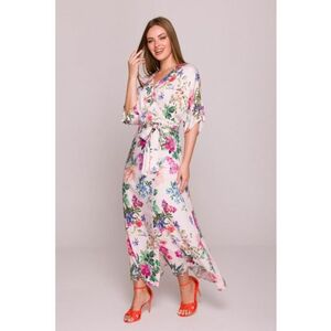 Rochie petrecuta maxi cu imprimeu - imagine