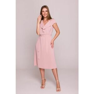 Rochie cu jabou si curea in talie - imagine