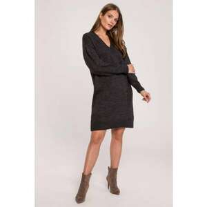 Rochie tip pulover cu decolteu in V - imagine