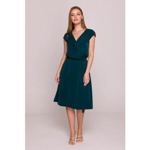 Rochie cu jabou si curea in talie - imagine