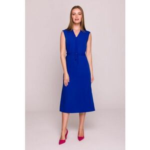 Rochie cu decolteu legat si curea in talie - imagine