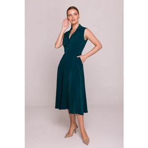 Rochie evazata cu guler - imagine