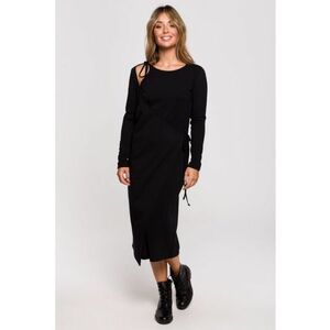 Rochie in straturi cu legare laterala - imagine