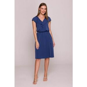 Rochie cu jabou si curea in talie - imagine
