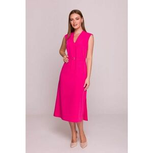 Rochie cu decolteu legat si curea in talie - imagine