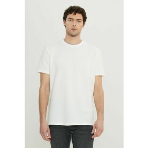 Tricou slim-fit cu decolteu la baza gatului imagine