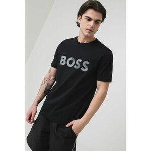 Tricou din bumbac cu imprimeu logo imagine