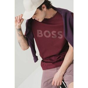Tricou din bumbac cu imprimeu logo imagine