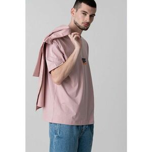 Tricou cu logo si decolteu la baza gatului imagine