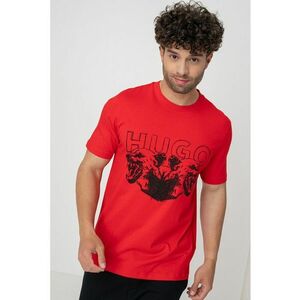 Tricou din bumbac cu imprimeu logo imagine