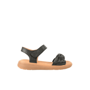 Sandale casual - dama - 33193 negru - piele naturala imagine