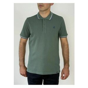 U.S. Grand POLO Tricou polo barbati cu logo si detalii contrastante - Regular fit imagine