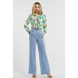 Pantaloni drepti cu talie inalta imagine