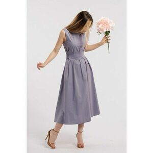 Rochie uni cu buzunare laterale imagine