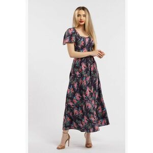 Rochie maxi cu croiala in A si model imagine
