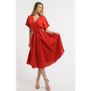 Rochie evazata din in imagine