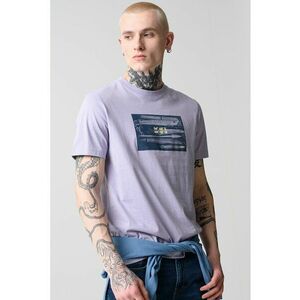 Tricou cu imprimeu si decolteu la baza gatului Dune imagine