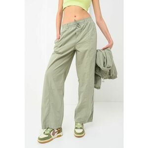 Pantaloni ampli de bumbac cu talie elastica imagine