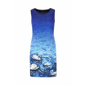 Rochie dreapta - fara maneci - cu imprimeu imagine