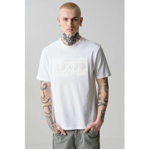 Tricou cu decolteu la baza gatului si maneci cazute imagine