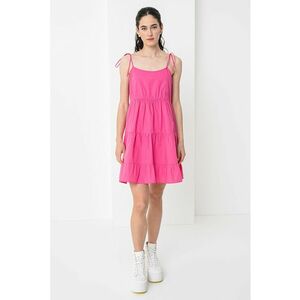 Rochie mini cu fronseuri Karamela imagine
